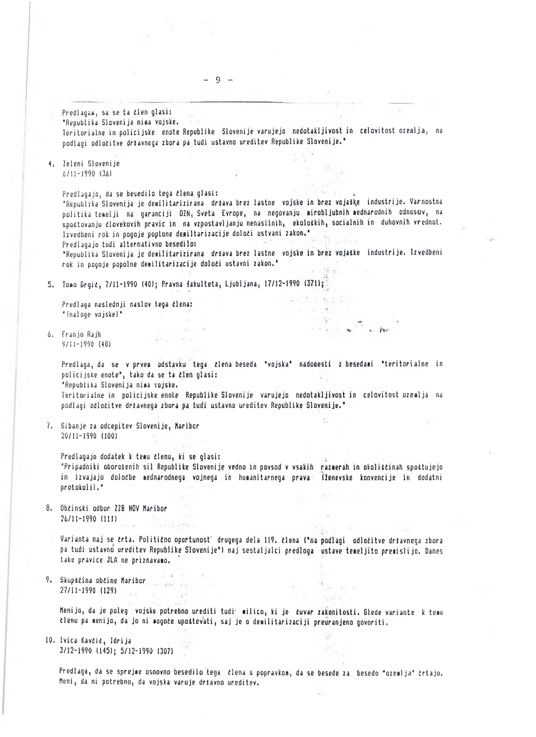 milica in demilitarizacija