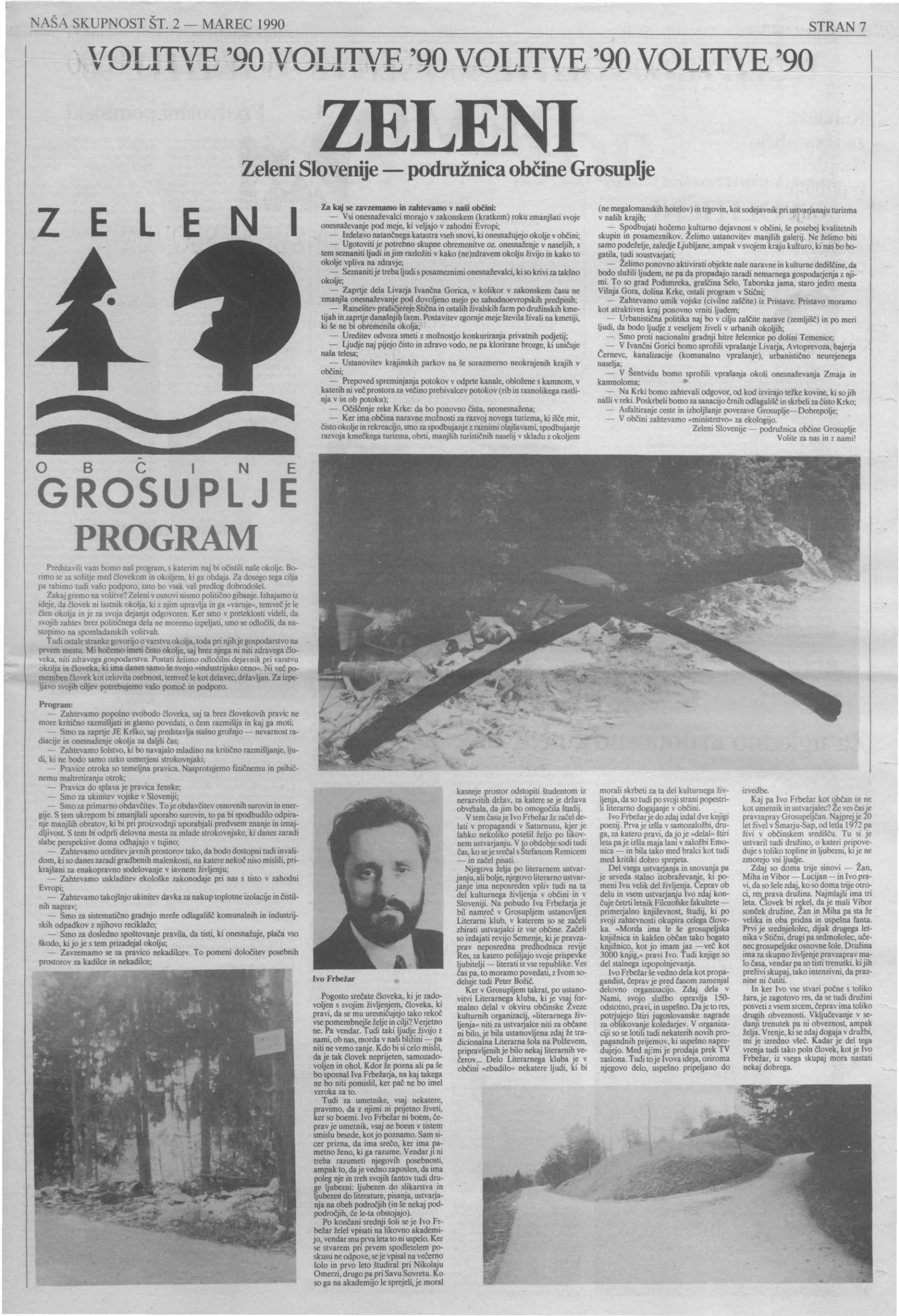 Program podružnice Grosuplje