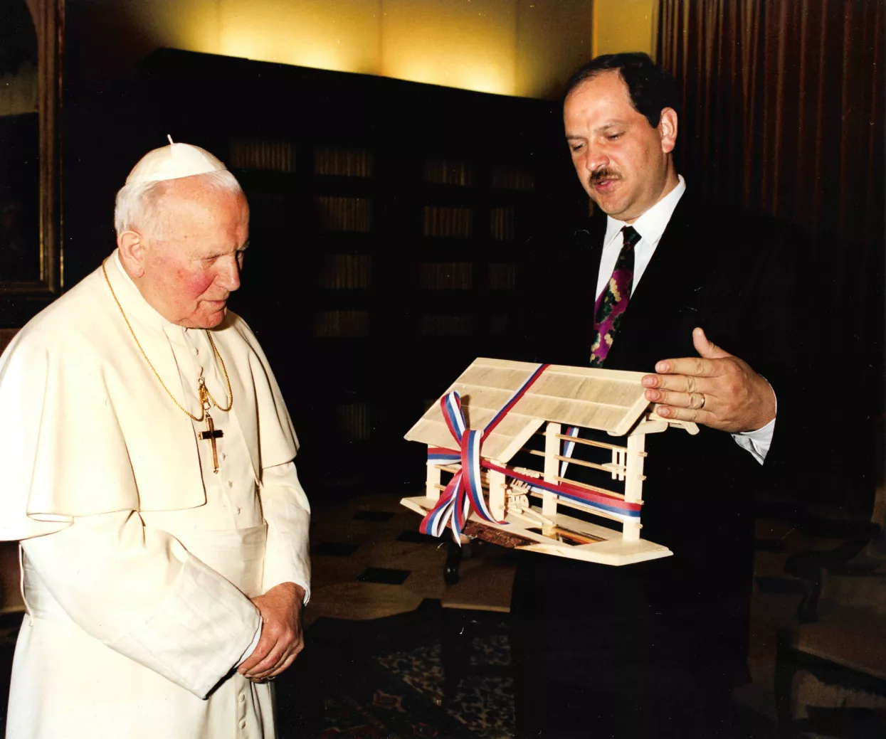 Andrej Šter pri Janezu Pavlu II.
