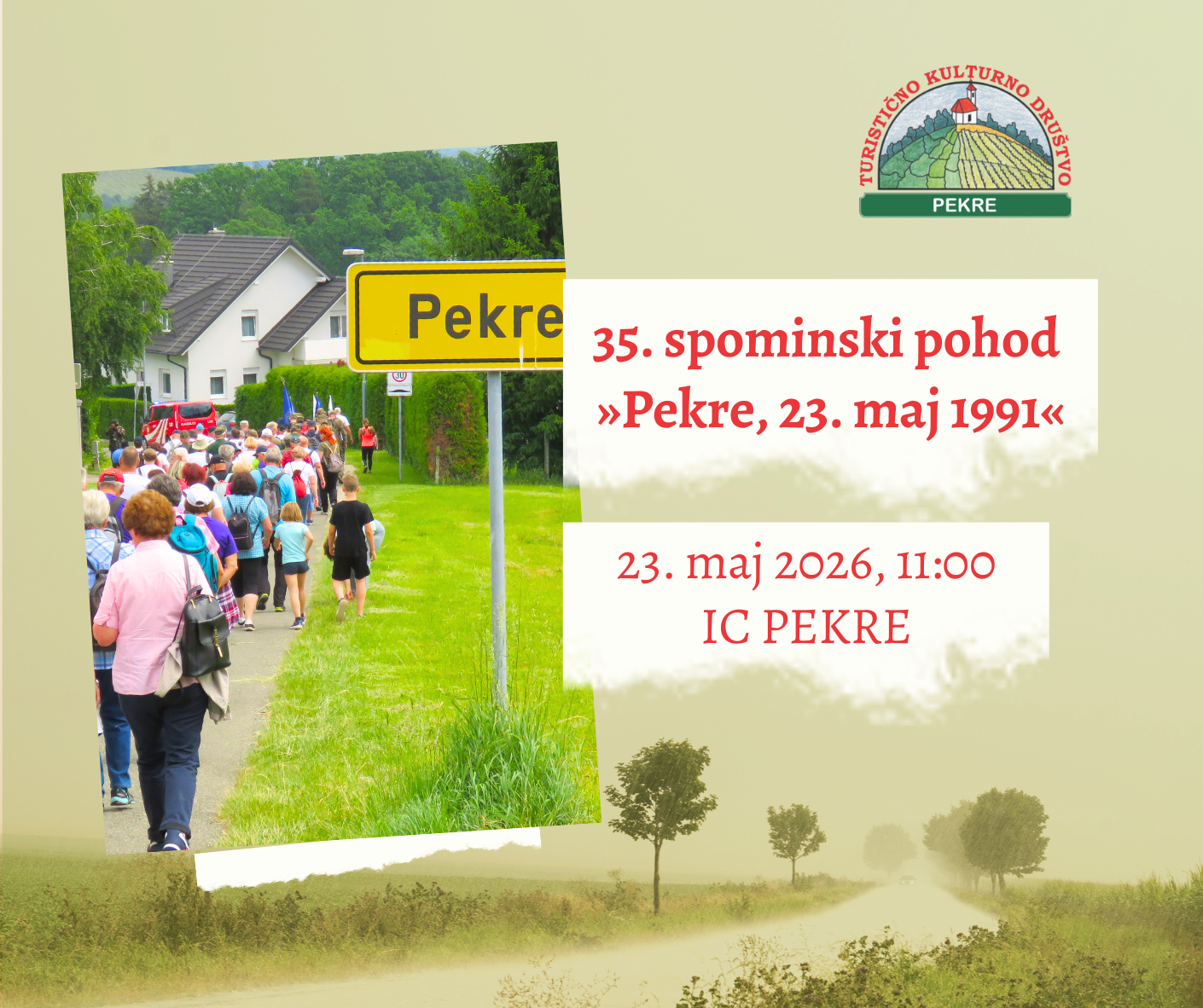35. spominski pohod Pekre