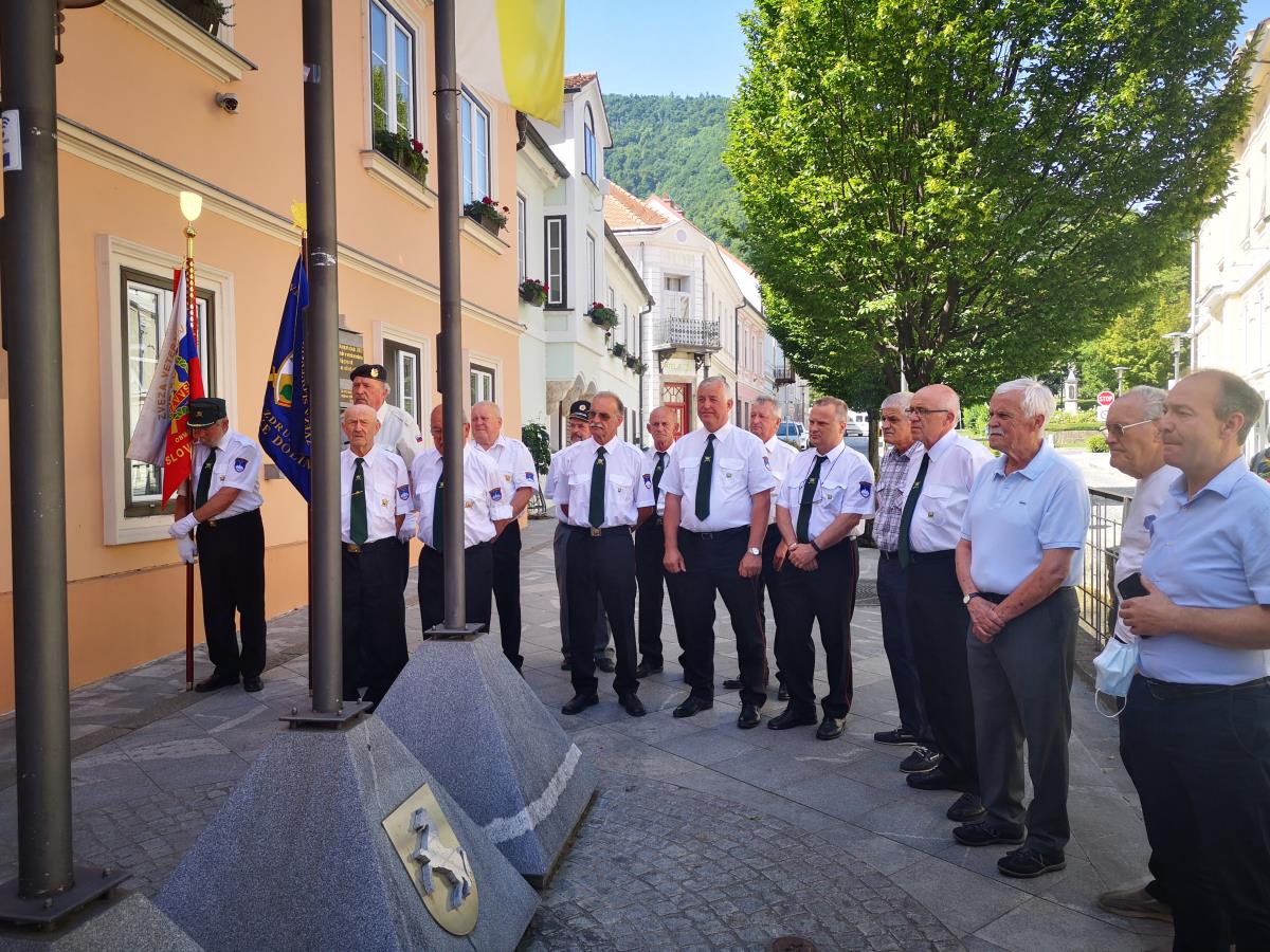 Udeleženci občinske slovesnosti
